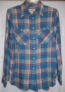 Denim & Supply Ralph Lauren Women's Shirt Size Med RL Utility Long Sleeve Plaid - Picture 1 of 6