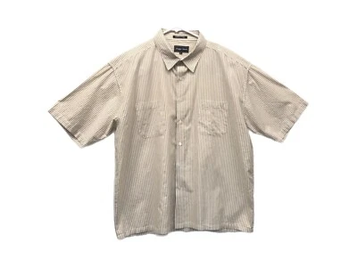 Indygo Smith Shirt Men’s XXL Striped Button Down Short Sleeve Wrinkle Free - Image 1 of 4