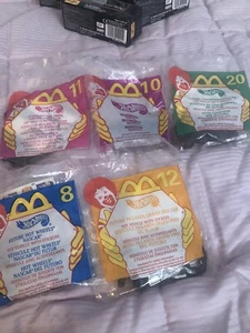Lot of 5 McDonald's Hot Wheels Cars - Picture 1 of 8