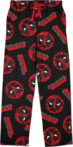 Marvel Deadpool Superhero Unisex Pajama Pants Size S - 5XL - Picture 1 of 2