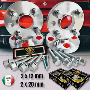 IGP DISTANZIALI 12 + 20 mm 4 x 98 mozzo 58.1 16 BULLONI x FIAT CINQUECENTO BRAVO - Foto 1 di 5