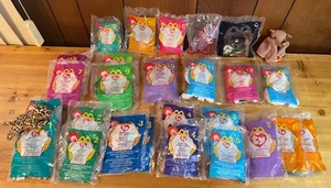 Menge 26 + 2 Vintage 90er Y2K TY Beanie Babys McDonalds NEU VERSIEGELT Happy Meal Spielzeug - Bild 1 von 16