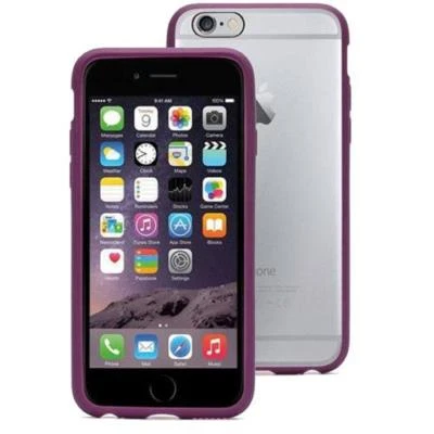 Griffin iPhone 6S/6 Reveal Slim Thin Case Cover & Screen Protector Clear/Purple - Image 1 of 4