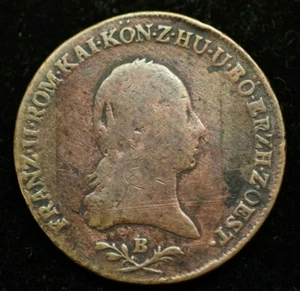 1800 AUSTRIA 15 KREUZER FRANZ II KISER COIN 33MM - Picture 1 of 2