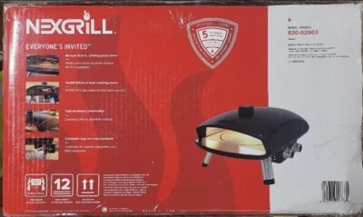 Horno para pizza NEXGRILL 12 pulgadas gas propano aluminio fundido nuevo Foto 1 de 3