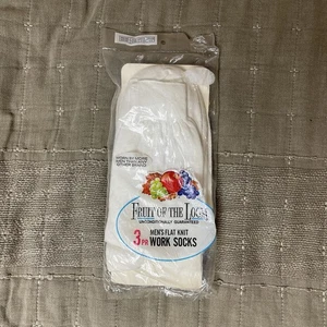 Vintage Fruit Of The Loom Socks 70s 80s - Picture 1 of 3