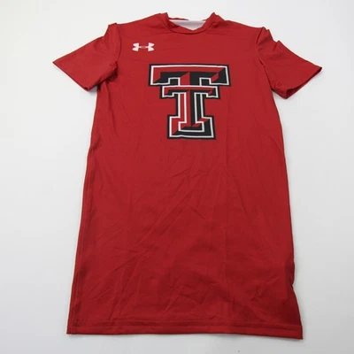 Texas Tech Red Raiders Under Armour Compression Top Men's Red Used - Image 1 of 3