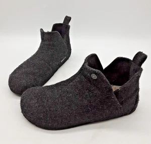 Birkenstock Andermatt Shearling Wool Felt - Anthracite Charcoal UK 9 EUR 43 - Picture 1 of 6