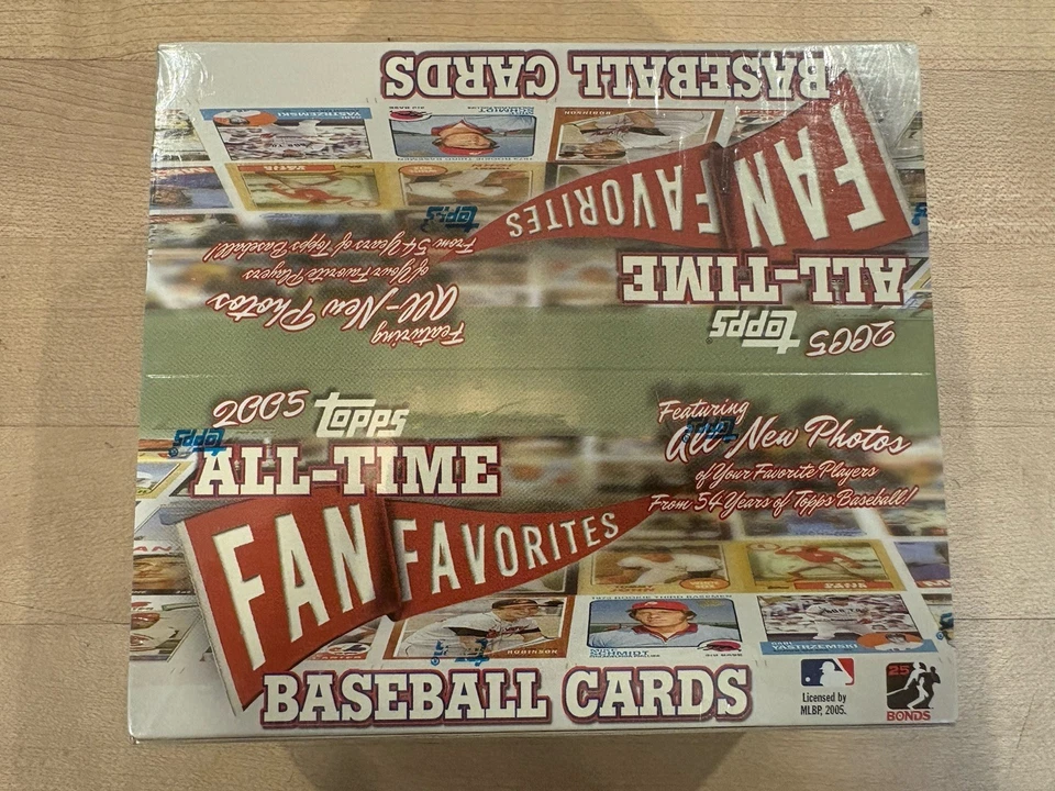 2005 Topps All-Time Fan Favorite Baseball MLB Factory Sealed Box - Image 1 of 3