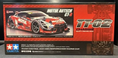 Tamiya 1/10 RC Car No.625 MOTUL AUTECH GT-R TT-02 Chassis On-Road 58625 - Image 1 of 2