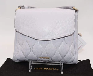 Vera Bradley Umhängetasche Sarah gesteppt Leder in Cloud Gray - Bild 1 von 14