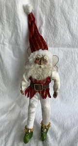 Mark Roberts 2001 Candy Cane Fairy with Bells Poseable Christmas Elf Figure 12" - Picture 1 of 6
