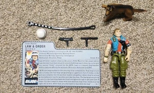 Vintage G.i Joe 1987 Law And Order 100% Complete With File Card - Picture 1 of 17