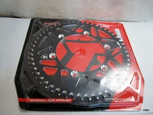 Tusk Rear Aluminum Sprocket 52 Tooth Black For YAMAHA YZ WR 125 250 400 426 450 - Picture 1 of 4