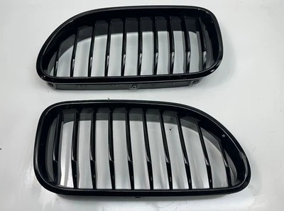 ✅ BMW F06 F10 F12 F13 640i 12-15 Front Chrome Grilles Set Genuine OEM 106271-10 - Image 1 of 4