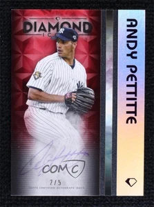 2023 Topps Diamond Icons Blanco Policromatink Rojo/5 Andy Pettitte #WPA-AP Automático - Imagen 1 de 3