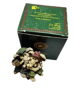 Boyds Noah's Ark Series Elephant Couple 1999, estatuilla maleta - Imagen 1 de 5