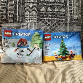 LEGO CREATOR: Christmas Tree (30286) and Snowman (30645) Sealed
