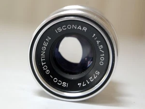Isco-Gottingen Isconar Lens 100mm f/4.5 Parts Repair Diaphragm No Good - Picture 1 of 6