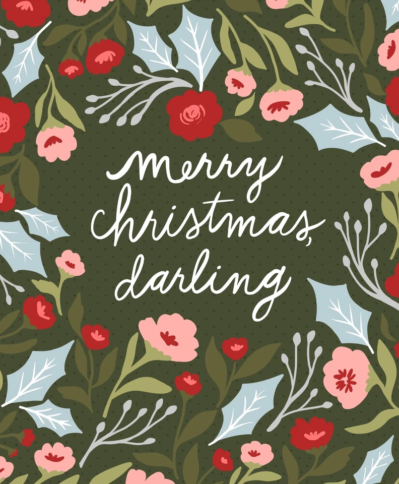 Merry Christmas Darling Quilt Panel 5247 11P 58" x 72" by Lella Boutique Moda - Image 1 of 1