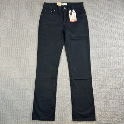 Pantalones de mezclilla ajustados Levis 511 para niños jóvenes 18 (29x31) negros elásticos ajustables nuevos con etiquetas Foto 1 de 4