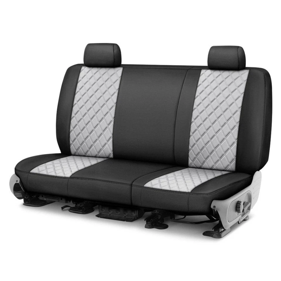 For Toyota Sienna 11-20 Neoprene 3rd Row Black & Gray Custom Seat Covers Foto 1 de 1