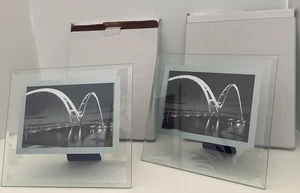 Lot Of 2 New Glass Picture Frames 4X6” Landscape - Picture 1 of 4