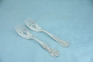 2 Reed & Barton Francis I Sterling Silver 6-1/8" Salad Fork New Mark No Monogram - Bild 1 von 7