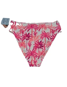 Shade & Shore Pink Floral Cheeky Swimwear Bottoms Size L (12-14) - Picture 1 of 4