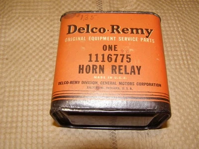 Corvette Cadillac  NIB Delco Chevy 1938-1955 GM GMC 6V Horn Relay 1116775 - Image 1 of 3