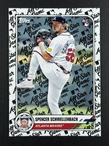Mega caja Topps All Star #48 Atlanta Braves Spencer Schwellenbach RC 2025 Topps - Imagen 1 de 2