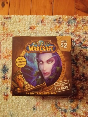 WORLD OF WARCRAFT TRIAL EDITION RARE PC CD-ROM Disc Game 2005 SEALED Australia  - Image 1 of 4