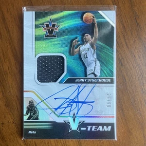 2018-19 Panini Chronicles - V-Team Signature Swatches Jerry Stackhouse VT-JS /99 - Picture 1 of 2