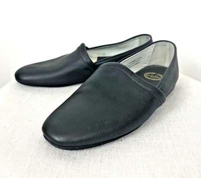 Zapatos deportivos cómodos de cuero negro L. B. Evans para hombre 9,5 M Aristocrat Opera Foto 1 de 4