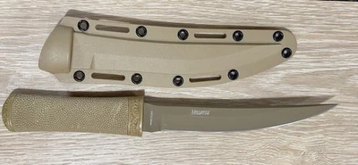 CRKT Hissatsu Desert 2407D Fixed Blade Knife Desert (Discontinued) - Image 1 of 4