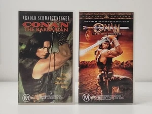 CONAN The Barbarian & CONAN The Destroyer Special Edition VHS AUSTRALIAN RELEASE - Picture 1 of 24