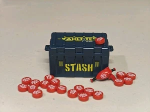 Custom Fallout Vault Tec Stash Box, & Nuka Cap X 20, Nuka Cola G Building Blocks - Picture 1 of 7