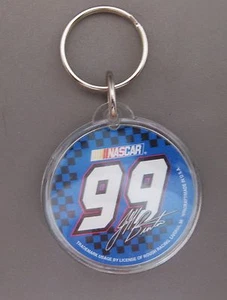 LLAVERO REDONDO JEFF BURTON #99 DOS CARAS NUEVO WINCRAFT SPORTS NASCAR - Imagen 1 de 1