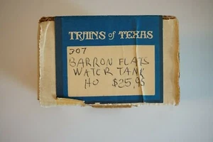 Very Rare HO Trains of Texas Barron Flats Water Tank Model Kit #307 - Picture 1 of 3