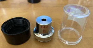 Edmund 4x / 0.10 NA microscopio objetivo rosca RMS - Imagen 1 de 4