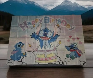 Animation Happy Birthday 3x5 Ft. Banner&Party Pack (Stit..) - Picture 1 of 6