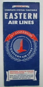 Eastern Air Lines Complete System Timetable June 1, 1956 - Picture 1 of 7