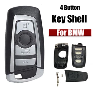 1 pieza 4 botones llavero coche carcasa cubierta para BMW 1 3 5 6 7 F Series 730 740 X3 X5 X6 - Imagen 1 de 8