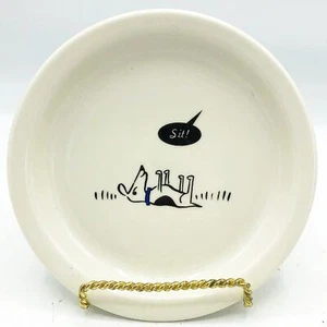Uncommon Goods Bad Dog Sit Snack Plate - Picture 1 of 4