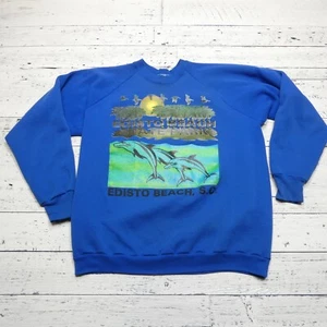 Sudadera DE COLECCIÓN South Carolina State Park Talla XL Edisto Beach Blue Dolphins - Imagen 1 de 7