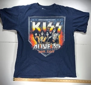 KISS Alive 35 Tour 2009 Vtg SHIRT M Medium Paul Stanley Gene Simmons Buckcherry - Picture 1 of 7