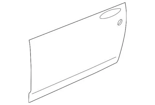 Genuine GM 2006-2016 Chevrolet Impala Left Side Front Door Outer Panel 25813151 - Изображение 1 из 3