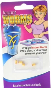 Instant Worms - Nasty Maggot Grub Worms Drink Magic Trick Gag Funny Prank Joke  - Picture 1 of 1