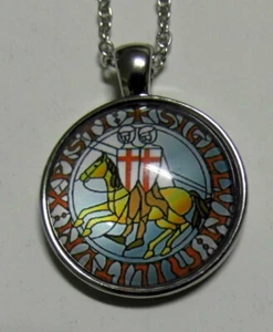 Halskette Templer Turnier Tempelritter Necklace Knights Templar 126 - Bild 1 von 1