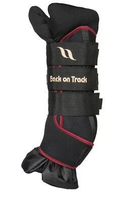 BACK ON TRACK Royal Stallgamaschen DELUXE burgundy 1 Paar SOFORTVERSAND